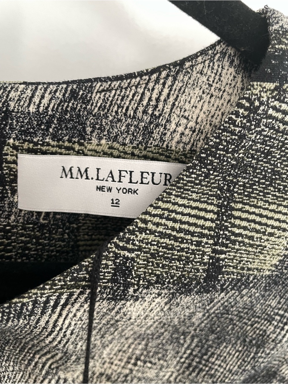 NEW MM Lafleur Shirley Sheath Dress Scratch Plaid NWT Career Office - Picture 5 of 9